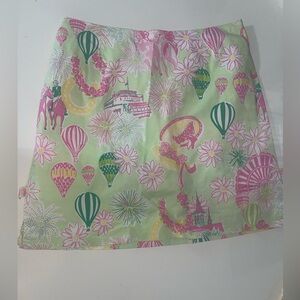 Lilly Pulitzer white label Kentucky Derby skort